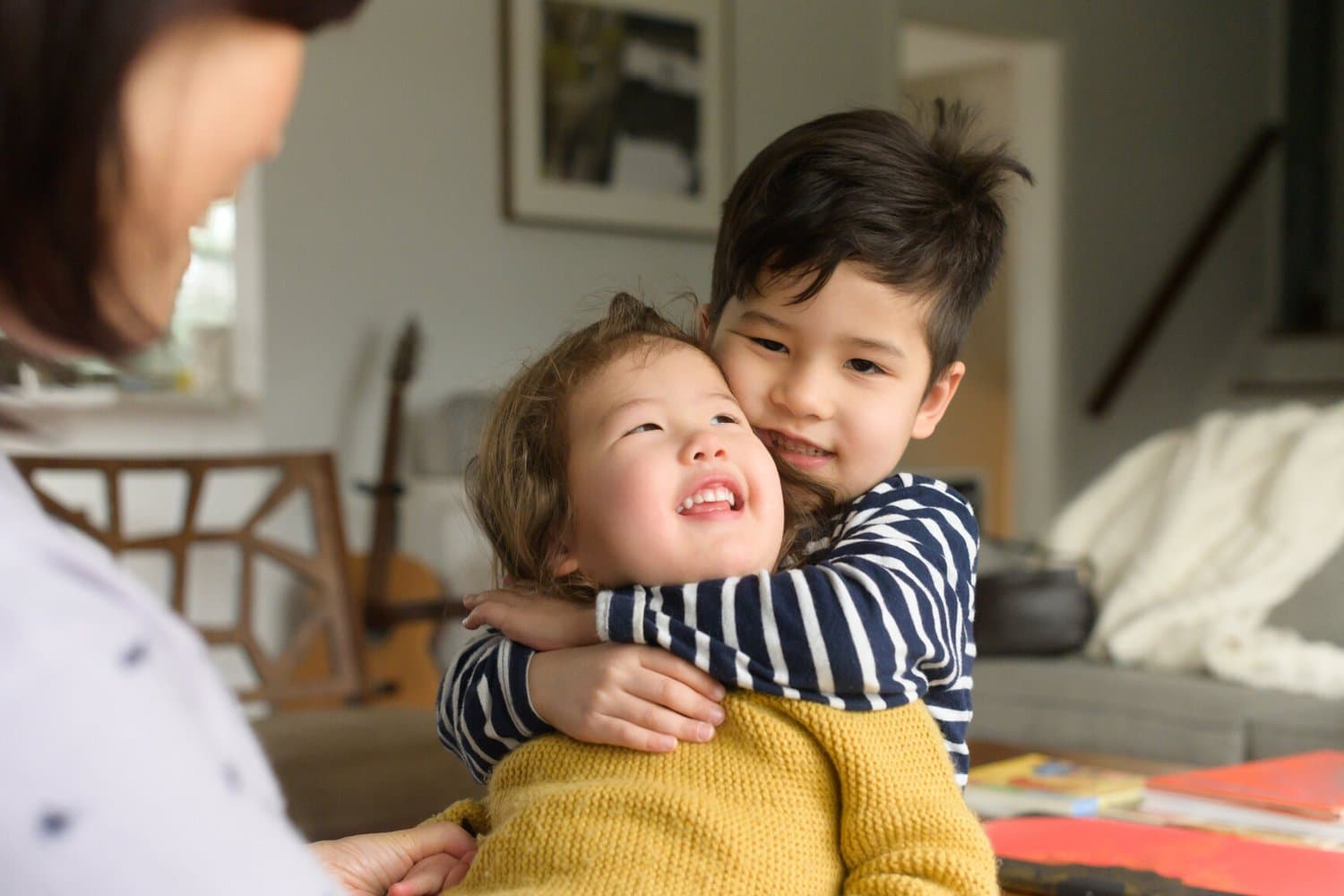 Child using a glucose monitor